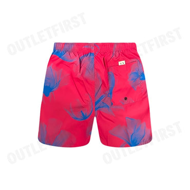 ARMANI EXCHANGE รุ่น MEN'S BOXER BEACHWEAR MID BOXER CODE: 953060 4R645 26973 กางเกงขาสั้นผู้ชาย กางเกงสีแดง กางเกอมานี่