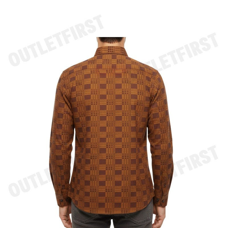 GUY LAROCHE รุ่น MAN'S LONG SLEEVES SHIRT CODE: BAB9203W3BR เสื้อเชิ้ต เสื้อแขนยาว เสื้อผู้ชาย