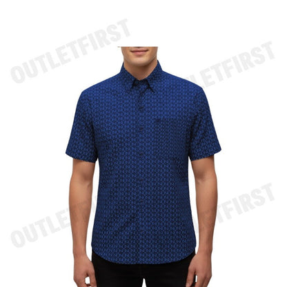 GUY LAROCHE รุ่น MAN'S SHORT SLEEVES SHIRT CODE: BAC5222P4NV เสื้อเชิ้ต เสื้อแขนสั้น เสื้อผู้ชาย