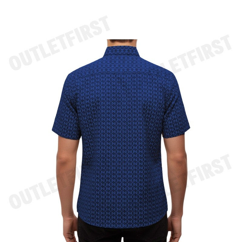GUY LAROCHE รุ่น MAN'S SHORT SLEEVES SHIRT CODE: BAC5222P4NV เสื้อเชิ้ต เสื้อแขนสั้น เสื้อผู้ชาย
