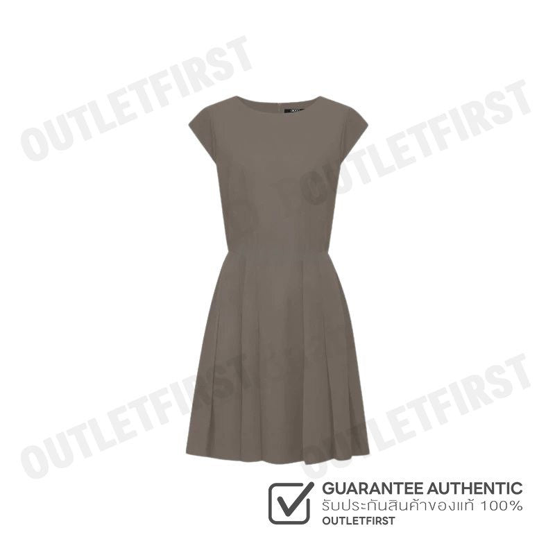 G2000 รุ่น WOMEN'S FIT & FLARE SHAPE DRESS CODE: 46231006 17 ชุดเดรสผู้หญิง ชุดกระโปรง สีเบจ กากีเข้ม