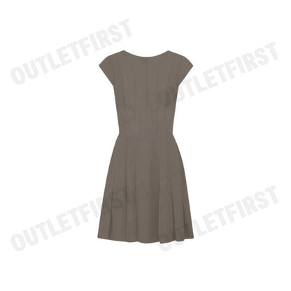 G2000 รุ่น WOMEN'S FIT & FLARE SHAPE DRESS CODE: 46231006 17 ชุดเดรสผู้หญิง ชุดกระโปรง สีเบจ กากีเข้ม