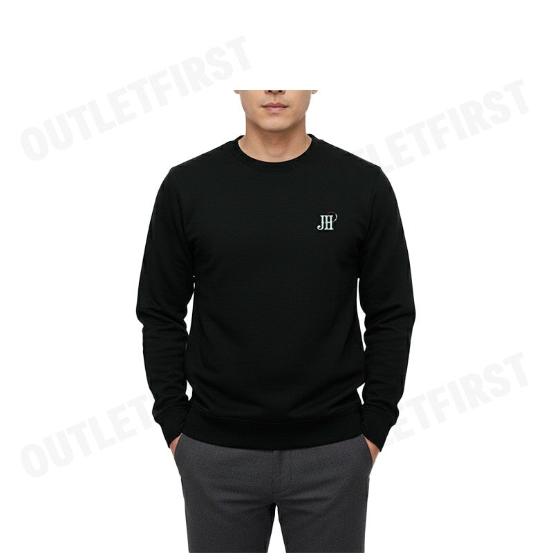 JOHN HENRY รุ่น MEN'S SLIM FIT SWEATER (BLACK) CODE: JH S125MPUSM17 เสื้อสเวตเตอร์ผู้ชาย เสื้อแขนยาว เสื้อสีดำ