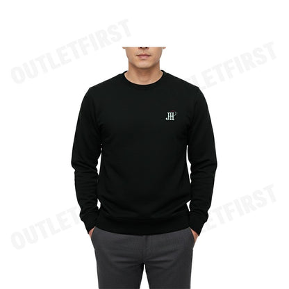 JOHN HENRY รุ่น MEN'S SLIM FIT SWEATER (BLACK) CODE: JH S125MPUSM17 เสื้อสเวตเตอร์ผู้ชาย เสื้อแขนยาว เสื้อสีดำ
