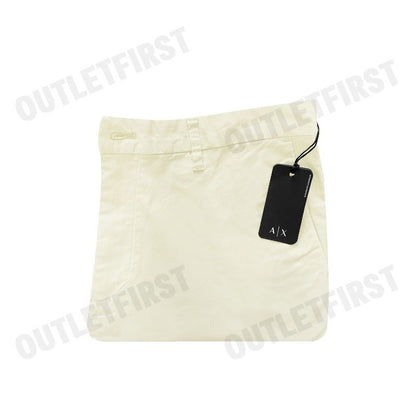 ARMANI EXCHANGE รุ่น MEN'S COTTON GABARDINE CHINO PANTS CODE: 3DZP07 ZN3TZ 1792 กางเกงขายาว กางเกงผู้ชาย สีเบจ