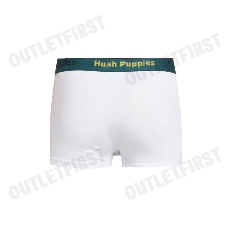 HUSH PUPPIES รุ่น MEN'S FASHION BOXER BRIEFS CODE: HU H3FN002E (WHITE) กางเกงชั้นในผู้ชาย กางเกงสีขาว กางเกงฮัชพัพพีส์