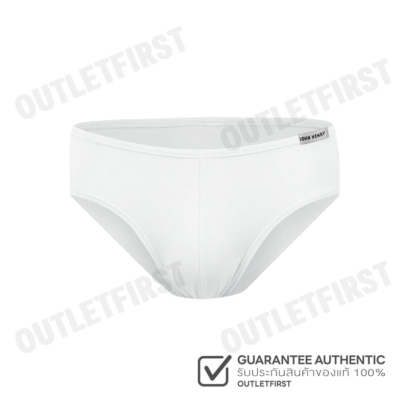 JOHN HENRY รุ่น UNDERWEAR SILVER&GOLD SERIES MEN'S BIKINI BRIEFS CODE: JU JU1G003 (WHITE) กางเกงชั้นในผู้ชาย กางเกงในจอน