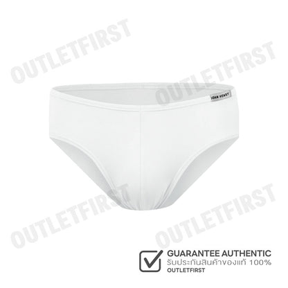 JOHN HENRY รุ่น UNDERWEAR SILVER&GOLD SERIES MEN'S BIKINI BRIEFS CODE: JU JU1G003 (WHITE) กางเกงชั้นในผู้ชาย กางเกงในจอน