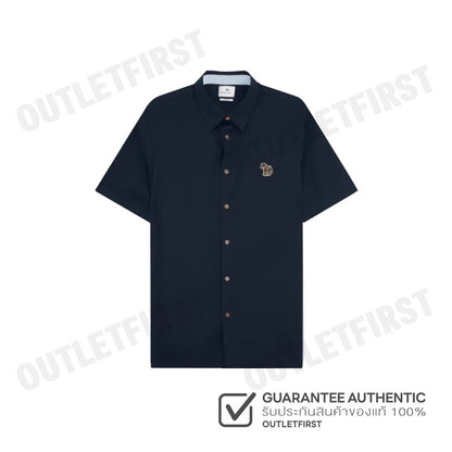 PS PAUL SMITH รุ่น MEN'S CASUAL FIT SHIRT CODE: M2R 524T FZEBRA 48 เสื้อเชิ้ตแขนสั้นผู้ชาย เสื้อเชิ้ต เสื้อพอลสมิธ