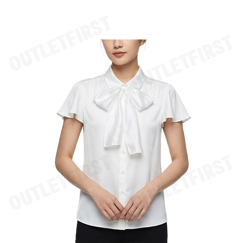 G2000 รุ่น WOMEN'S REGULAR FIT BLOUSE CODE: 5124144101 เสื้อเบลาส์ผู้หญิง เสื้อคอปก เสื้อสีขาว