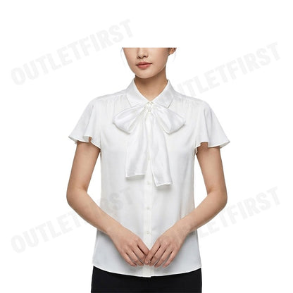 G2000 รุ่น WOMEN'S REGULAR FIT BLOUSE CODE: 5124144101 เสื้อเบลาส์ผู้หญิง เสื้อคอปก เสื้อสีขาว