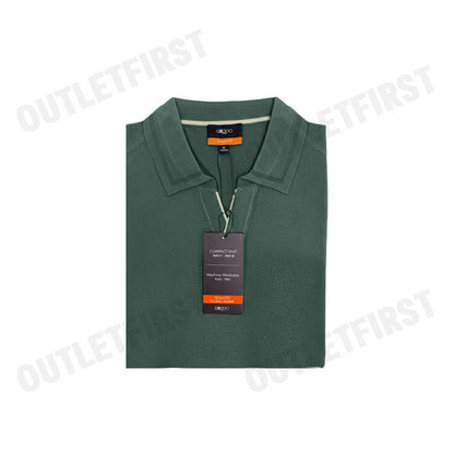 G2000 รุ่น MEN'S COMPACT KNIT OPEN COLLAR POLO CODE: 4617301245 เสื้อโปโลผู้ชาย เสื้อโปโลแขนสั้น เสื้อโปโลสีเขียว