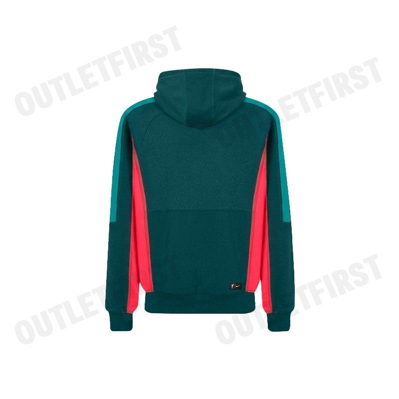 NIKE รุ่น WOMEN'S NIKE LIVERPOOL TRAVEL HOODIE CODE: DJ9714 375 เสื้อสเวตเตอร์ผู้หญิง เสื้อแขนยาว เสื้อสีเขียว
