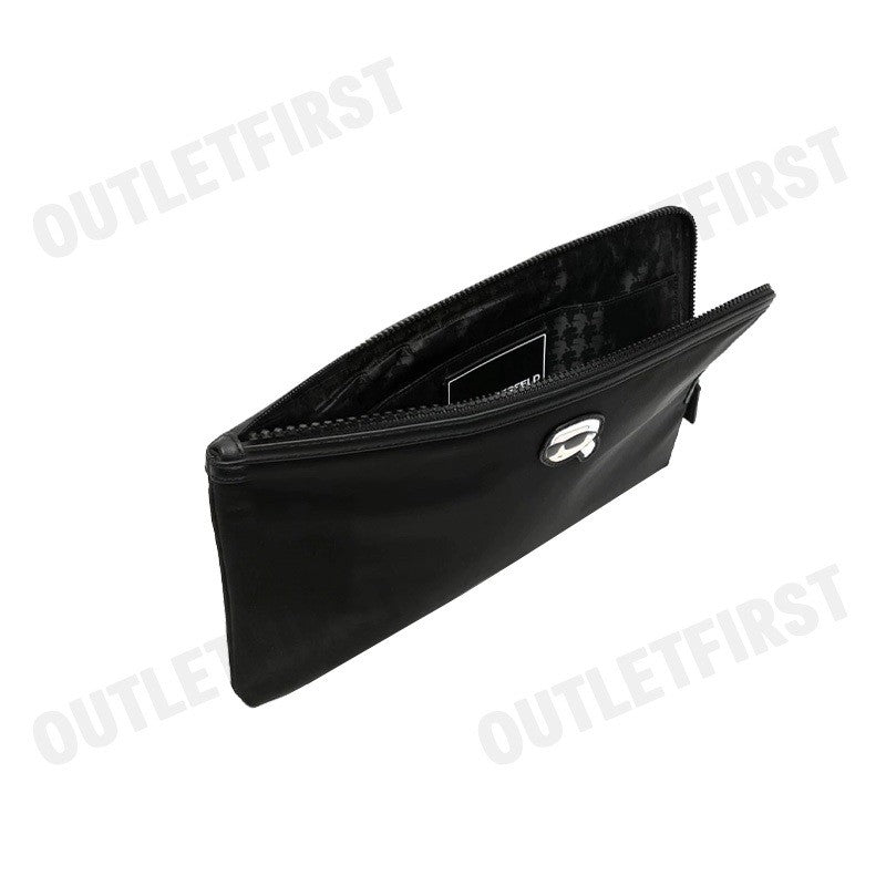 KARL LAGERFELD รุ่น K/IKONIK 2.0 NYLON MD POUCH CODE: 230W3256999 กระเป๋าคลัทช์ กระเป๋าถือ กระเป๋า