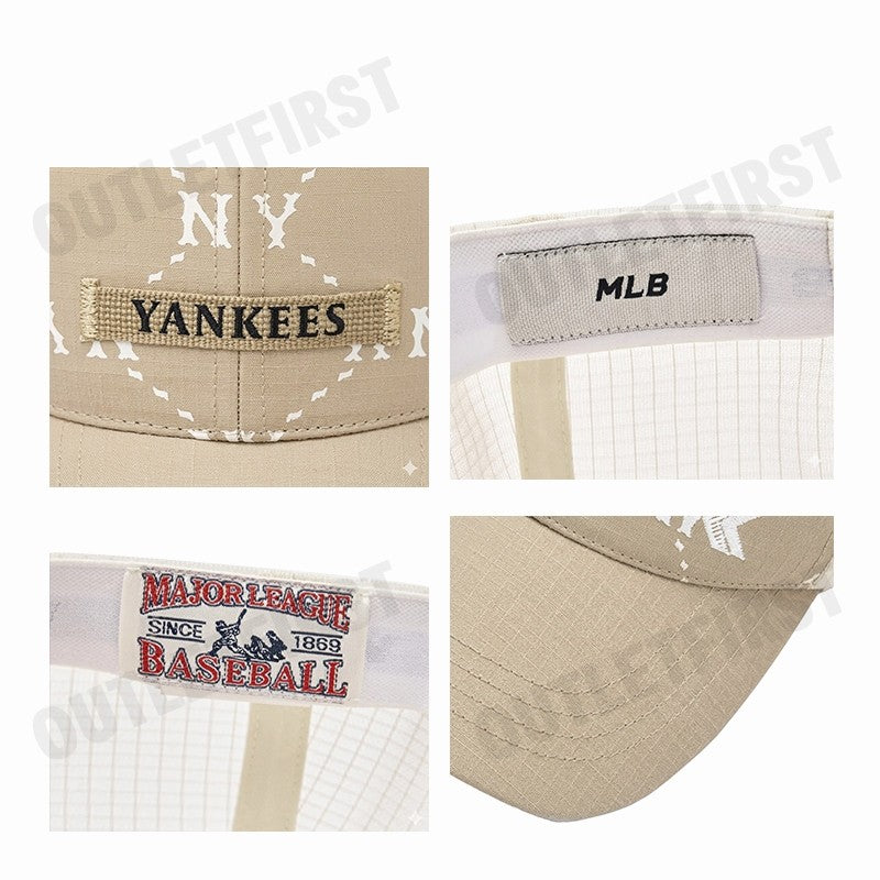 MLB รุ่น UNISEX DIA MONOGRAM SPORTIVE MESH CAP CODE: 3AMCM0153 50BGD หมวกแก็ป หมวกเบสบอล หมวกเอ็มแอลบี