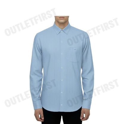 ARROW รุ่น MEN'S LONG SLEEVE SMART FIT SHIRT CODE: MACM911W4BSBU เสื้อเชิ้ต เสื้อแขนยาว เสื้อผู้ชาย