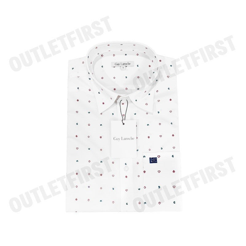 GUY LAROCHE รุ่น MAN'S LONG SLEEVES SHIRT CODE: BAB5220P4WH เสื้อเชิ้ต เสื้อแขนยาว เสื้อเชิ้ตผู้ชาย