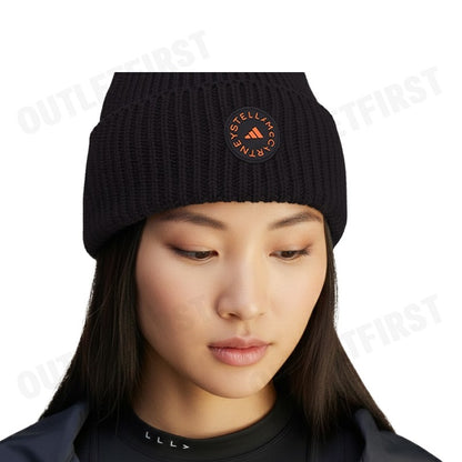 ADIDAS BY STELLA MCCARTNEY รุ่น BEANIE CODE: JF4280 หมวกบีนนี่ หมวกไหมพรม หมวกไหมพรมดำ