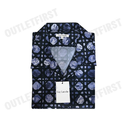 GUY LAROCHE รุ่น MAN'S HAWAIIAN SHIRT CODE: BAC7404S5NV เสื้อเชิ้ต เสื้อแขนสั้น เสื้อผู้ชาย