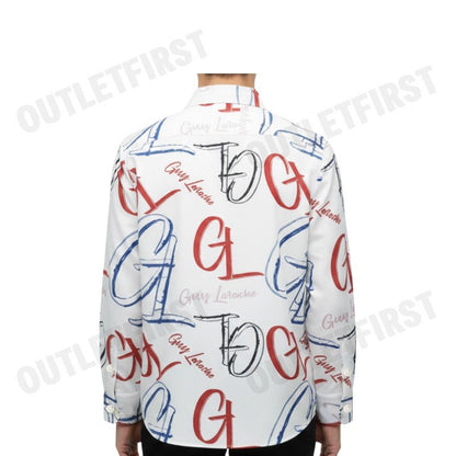 GUY LAROCHE รุ่น MAN'S LONG SLEEVES SHIRT CODE: DAC5203P4WH เสื้อเชิ้ต เสื้อแขนยาว เสื้อผู้ชาย