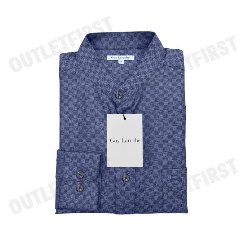 GUY LAROCHE รุ่น MAN'S LOGO LONG SLEEVES SHIRT CODE: BAB9209S3VI เสื้อเชิ้ต เสื้อแขนยาว เสื้อผู้ชาย