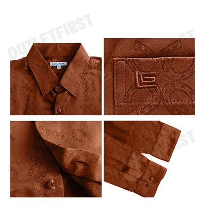 GUY LAROCHE รุ่น MAN'S LONG SLEEVES SHIRT CODE: BAB9201W3BR เสื้อเชิ้ต เสื้อแขนยาว เสื้อผู้ชาย