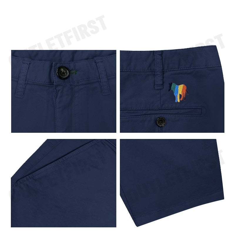 PS PAUL SMITH รุ่น MAN'S BS ZEBRA SHORTS CODE: M2R 035R P21553 49 กางเกงขาสั้น กางเกงผู้ชาย กางเกงสีกรม