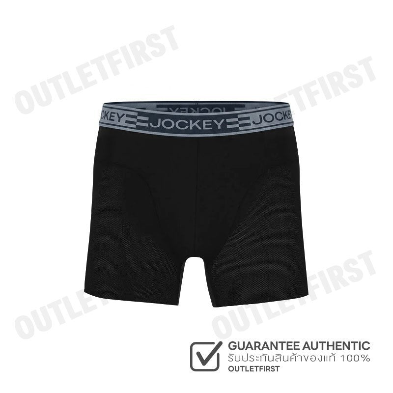 JOCKEY รุ่น UNDERWEAR BOXER TRUNK CODE: KU 19943918 (BLACK) กางเกงชั้นในผู้ชาย กางเกงในบ็อกเซอร์ กางเกงจ็อคกี้