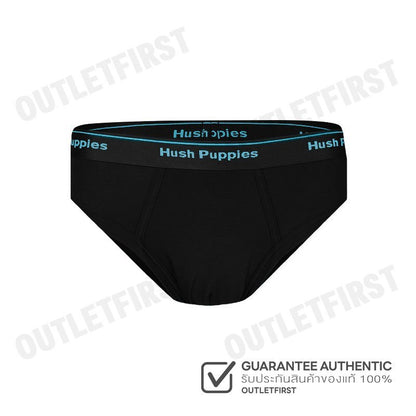 HUSH PUPPIES รุ่น MEN'S MICRO MODAL SIRO BRIEFS CODE: HU H2FSR08 (BLACK) กางเกงชั้นในผู้ชาย สีดำ กางเกงฮัชพัพพีส์