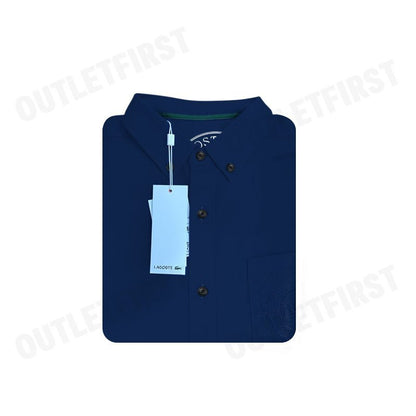 LACOSTE รุ่น MEN'S OXFORD SHIRT BD WASHED CODE: CH9342 10 HBM เสื้อเชิ้ตแขนยาว เสื้อเชิ้ตคอปก เสื้อเชิ้ตผู้ชาย
