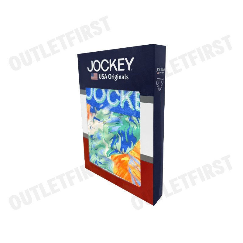 JOCKEY รุ่น MEN'S COTTON MODAL BRIEF CODE: KU 1510251 (PALM BLUE) กางเกงชั้นใน กางเกงชั้นในผู้ชาย กางเกงจ็อคกี้