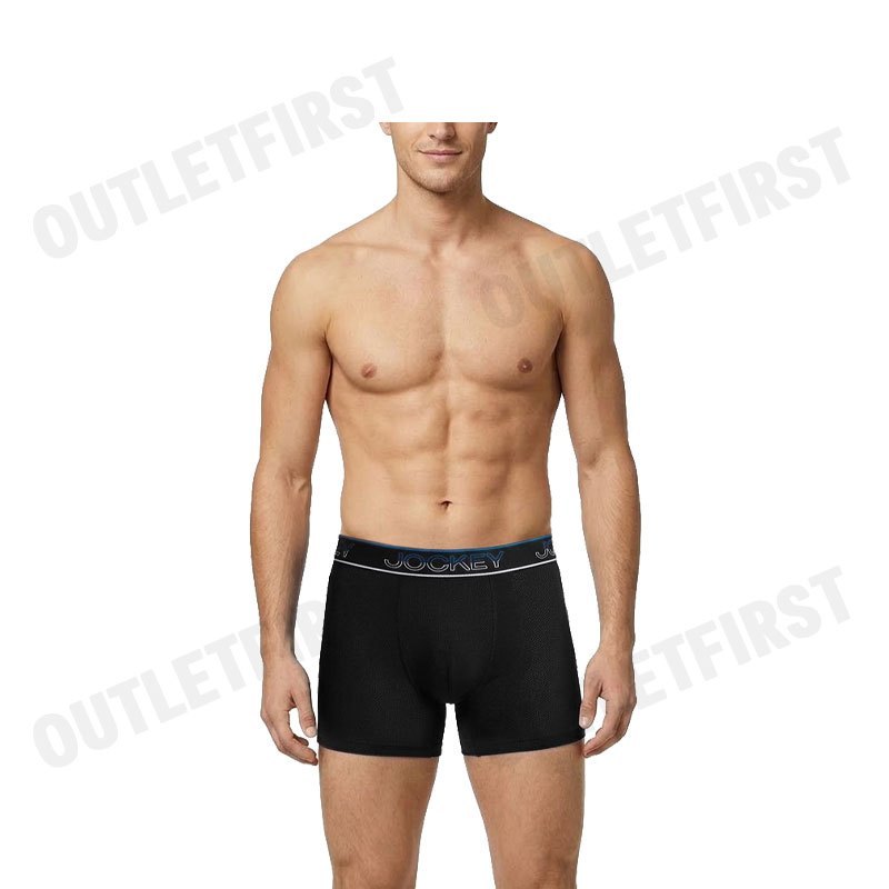 JOCKEY รุ่น PERFORMANCE BOXER TRUNK CODE: KU 3130 (BLACK) กางเกงชั้นในผู้ชาย กางเกงในบ็อกเซอร์ กางเกงจ็อคกี้