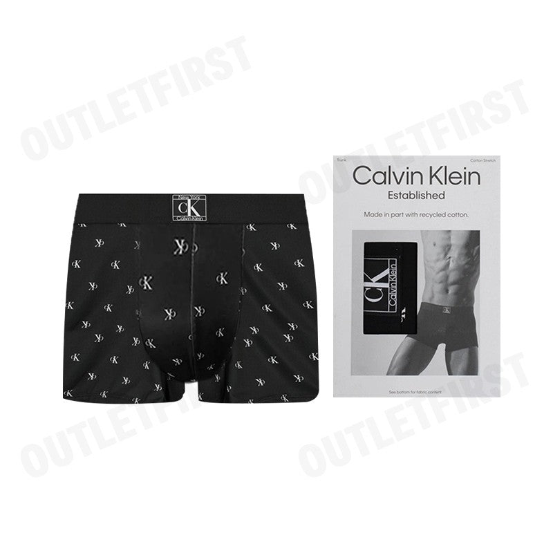 CALVIN KLEIN รุ่น ESTABLISHED LOW RISE TRUNK CODE: NB4079 PCS กางเกงชั้นในผู้ชาย กางเกงบ๊อกเซอร์ กางเกงใน