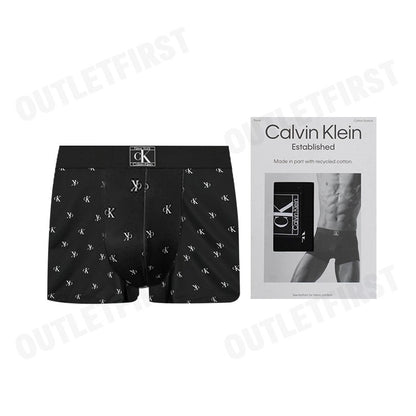 CALVIN KLEIN รุ่น ESTABLISHED LOW RISE TRUNK CODE: NB4079 PCS กางเกงชั้นในผู้ชาย กางเกงบ๊อกเซอร์ กางเกงใน