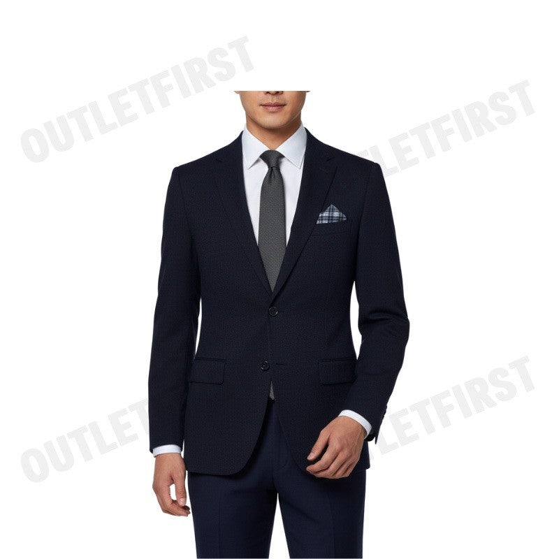 G2000 รุ่น MEN CLOTHING TEFLON TWILL SUIT BLAZER SMART FIT CODE: 4611203279 เสื้อสูทผู้ชาย สูทสีกรมเข้ม เสื้อสูทจีทู
