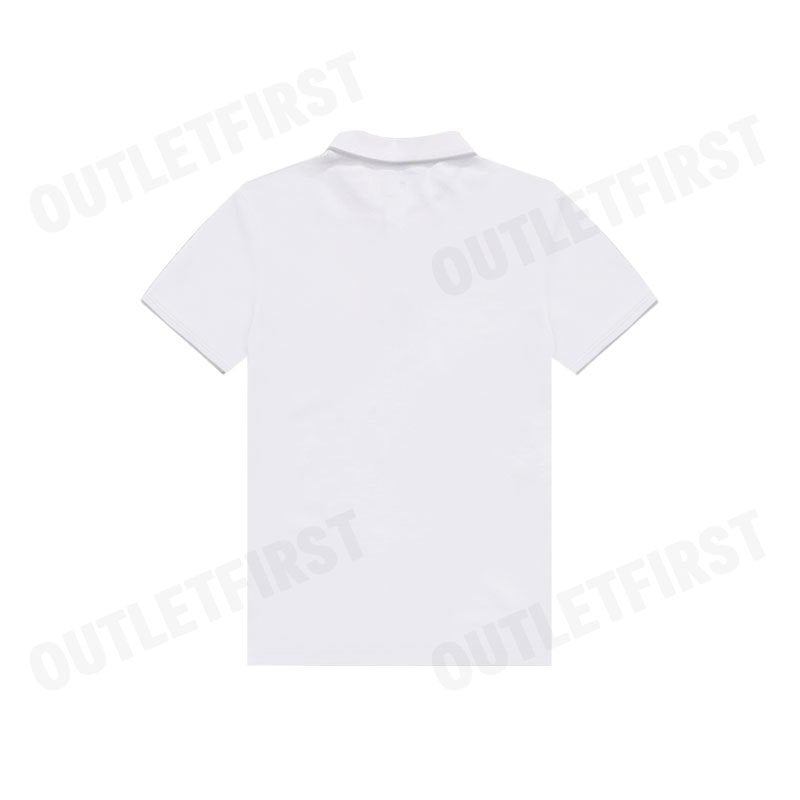 CALVIN KLEIN รุ่น MEN'S STRETCH PIQUE SOLID TIPPED SHORT SLEEVE POLO SHIRT CODE: 40FC261 YAA เสื้อโปโล เสื้อคอปก ผู้ชาย