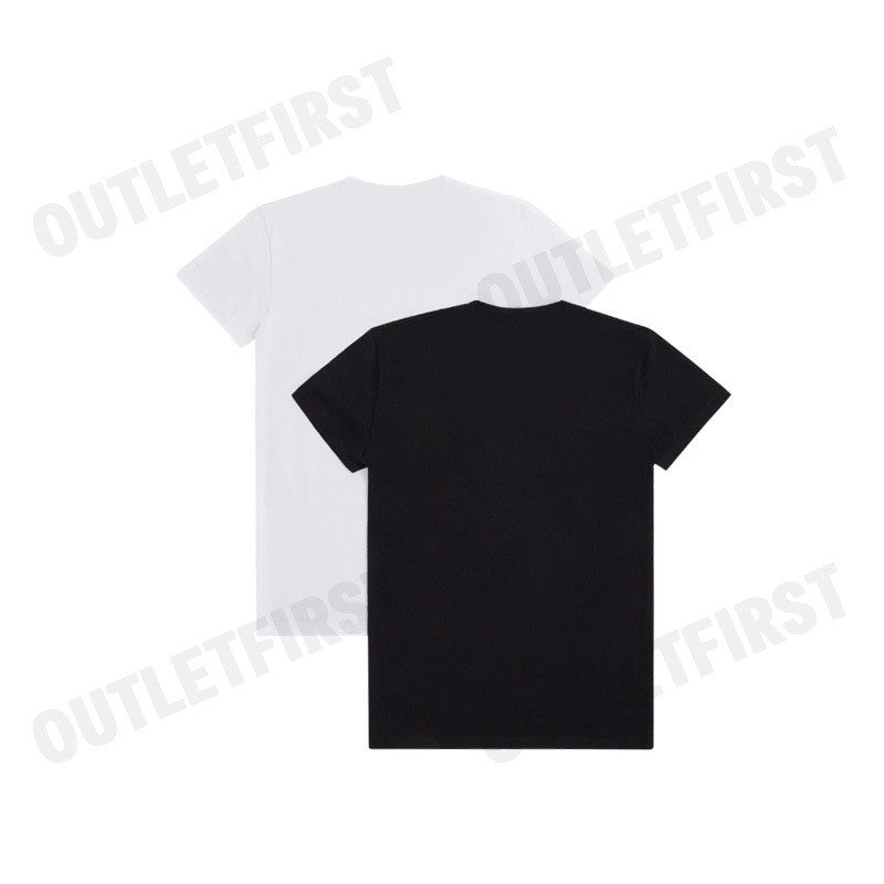 ARMANI EXCHANGE รุ่น PACK OF 2 JERSEY T-SHIRTS CODE: 956005 CC282 42520 เซ็ทเสื้อยืดคอกลม 2 ตัว เสื้อแขนสั้น เสื้อขาวดำ