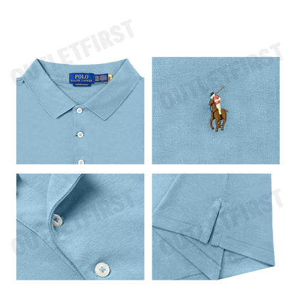 POLO RALPH LAUREN รุ่น CUSTOM SLIM FIT SOFT COTTON POLO SHIRT CODE: 710704319151 เสื้อโปโล เสื้อผู้ชาย เสื้อแขนสั้น