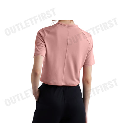 CALVIN KLEIN SPORT รุ่น CROPPED GYM T-SHIRT CODE: 4WS4K204 630 เสื้อครอป เสื้อยืดแขนสั้น เสื้อคอกลมผู้หญิง