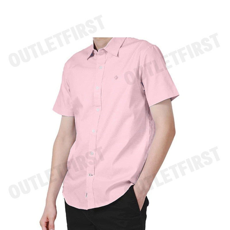 JOHN HENRY รุ่น MEN'S SHORT SLEEVES SLIM FIT SHIRT (ORANGE) CODE: JH F424MSSSM40 เสื้อเชิ้ต เสื้อแขนสั้น เสื้อผู้ชาย