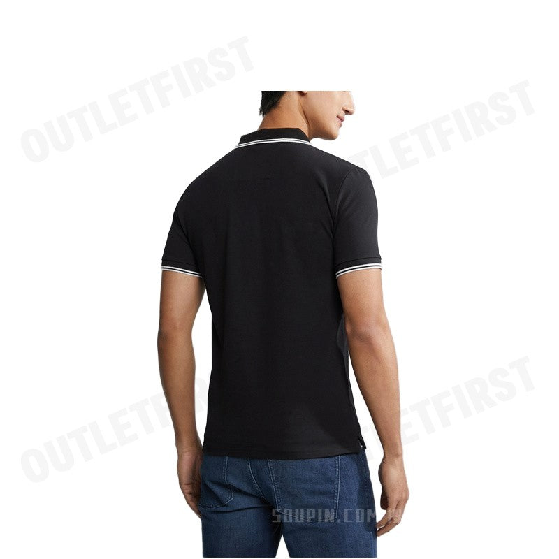 CALVIN KLEIN JEANS รุ่น MONOLOGO SLIM TIPPED POLO CODE: J324245 BEH เสื้อโปโล เสื้อโปโลแขนสั้น เสื้อโปโลผู้ชาย