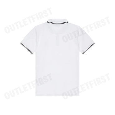 CALVIN KLEIN JEANS รุ่น MONOLOGO SLIM TIPPED POLO CODE: J324245 YAF เสื้อโปโล เสื้อโปโลแขนสั้น เสื้อโปโลผู้ชาย