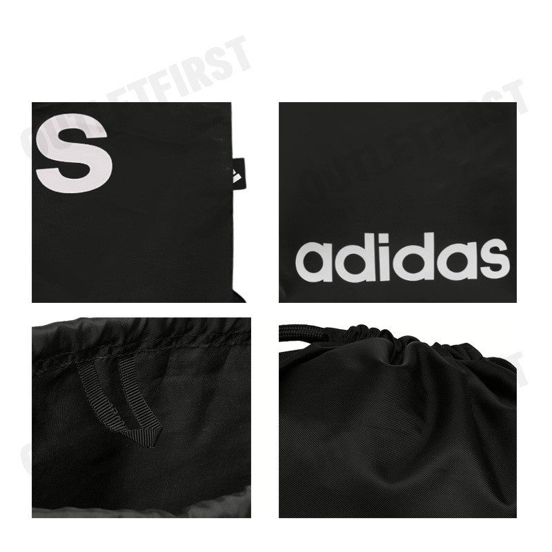 ADIDAS รุ่น LINEAR GYM SACK CODE: JE8342 กระเป๋ายิม กระเป๋าสะพายหลังแบบหูรูด กระเป๋าอดิดาส
