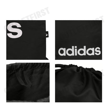 ADIDAS รุ่น LINEAR GYM SACK CODE: JE8342 กระเป๋ายิม กระเป๋าสะพายหลังแบบหูรูด กระเป๋าอดิดาส