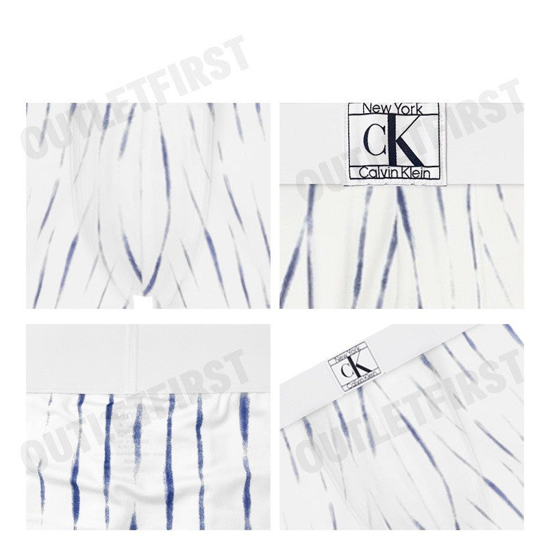 CALVIN KLEIN รุ่น ESTABLISHED LOW RISE TRUNK CODE: NB4079 PCQ กางเกงชั้นในผู้ชาย บ๊อกเซอร์ กางเกงใน