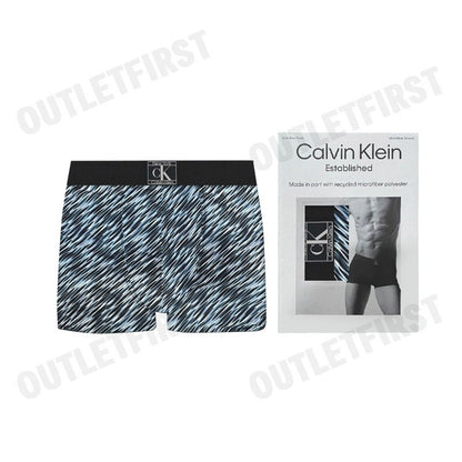 CALVIN KLEIN รุ่น MEN'S 1996 FASHION MICRO LOW RISE TRUNK UNDERWEAR CODE: NB4079 PD4 กางเกงชั้นในผู้ชาย กางเกงใน ขาสั้น