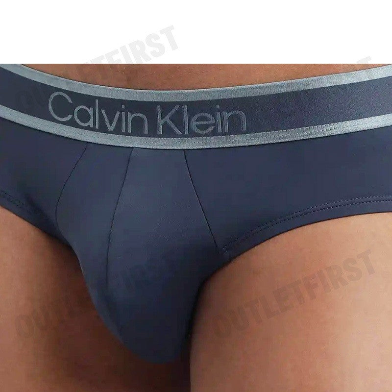 CALVIN KLEIN รุ่น TONAL LOGO BRIEFS CODE: NB4054 PPK  บ๊อกเซอร์ กางเกงใน กางเกงชั้นในผู้ชาย