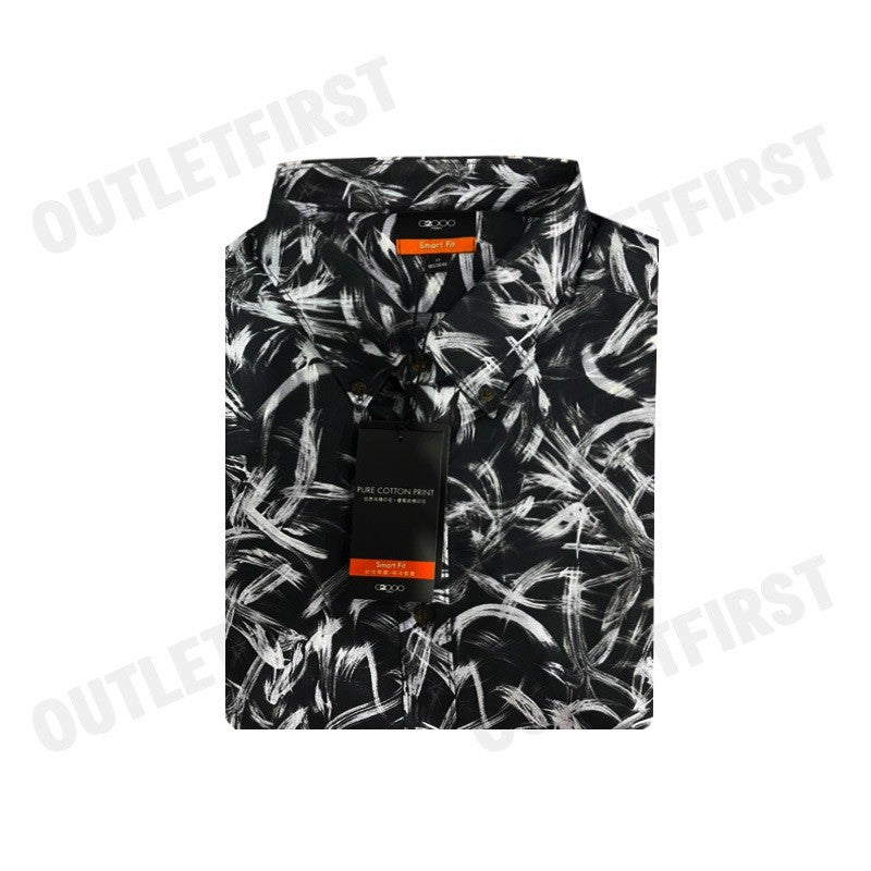 G2000 รุ่น MEN'S CASUAL SHORT-SLEEVED SHIRT CODE: 46130872 96 เสื้อเชิ้ตแขนสั้น เสื้อผู้ชาย เสื้อสีเทา