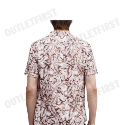 G2000 รุ่น MEN'S CASUAL SHORT-SLEEVED SHIRT CODE: 46130872 55 เสื้อเชิ้ตแขนสั้น เสื้อผู้ชาย เสื้อสีน้ำตาล
