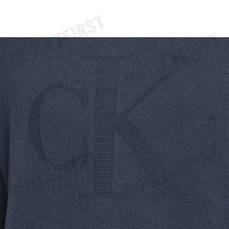CALVIN KLEIN JEANS รุ่น MEN'S CK INTARSIA MIXED STITCH SWEATER CODE: J326453 BAN เสื้อสเวตเตอร์ เสื้อแขนยาว เสื้อผู้ชาย
